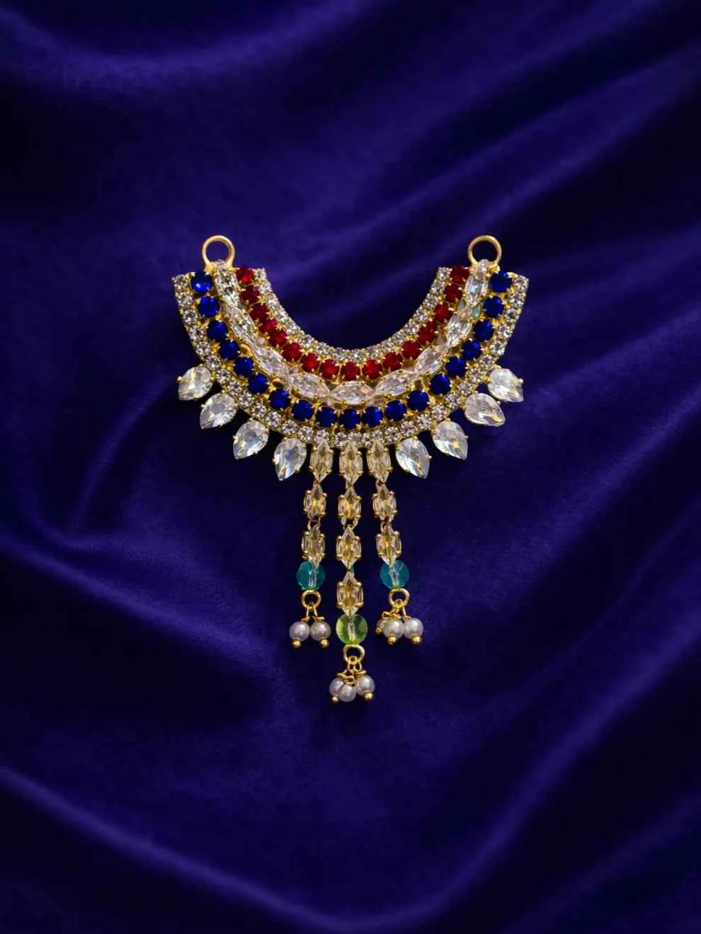 Choker style AD jewellery for God for elegant divine shringar