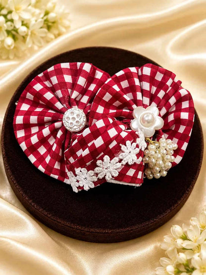 Classic Cotton Check Poshak for Laddu Gopal