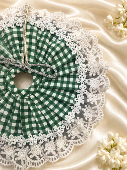 Classic cotton check poshak for Laddu Gopal with traditional checked pattern