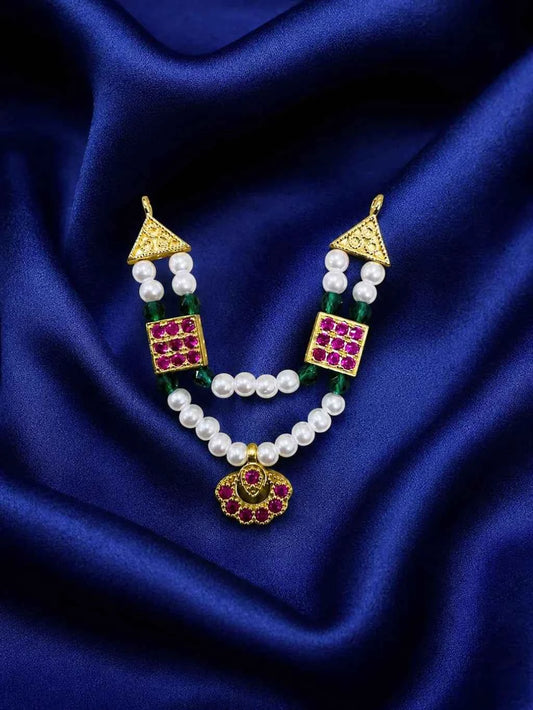 Classic Pearl & AD Mala for Deity