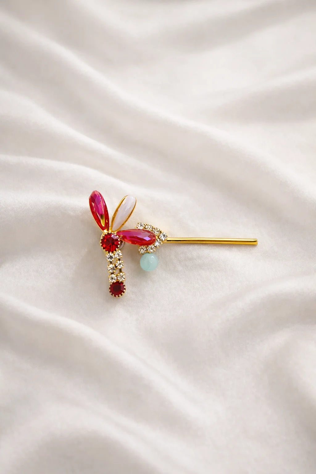 Colorful multicolor stone work Laddu Gopal basuri for royal shringar