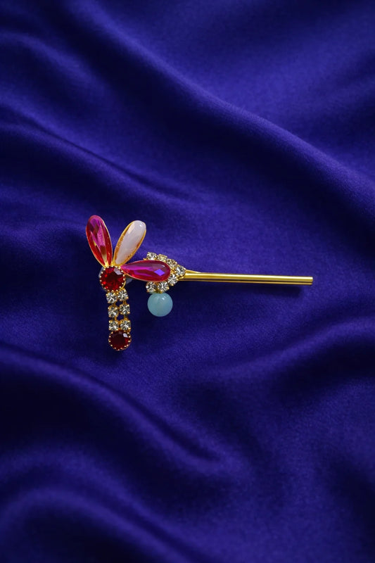 Colorful multicolor stone work Laddu Gopal basuri for royal shringar