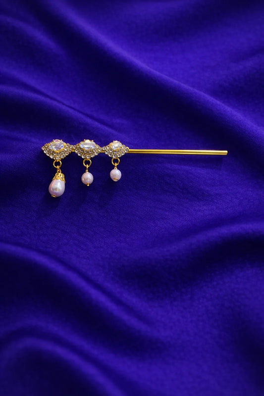 Designer silver stone Laddu Gopal flute for royal shringar