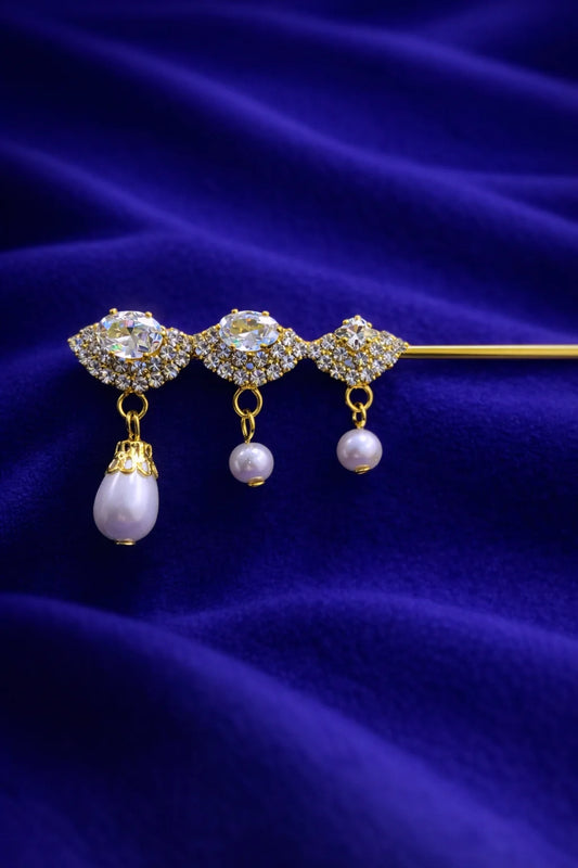 Designer silver stone Laddu Gopal Basuri for royal shringar