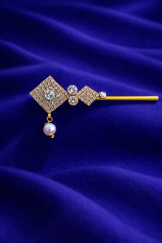 Designer silver stone Laddu Gopal flute for royal shringar