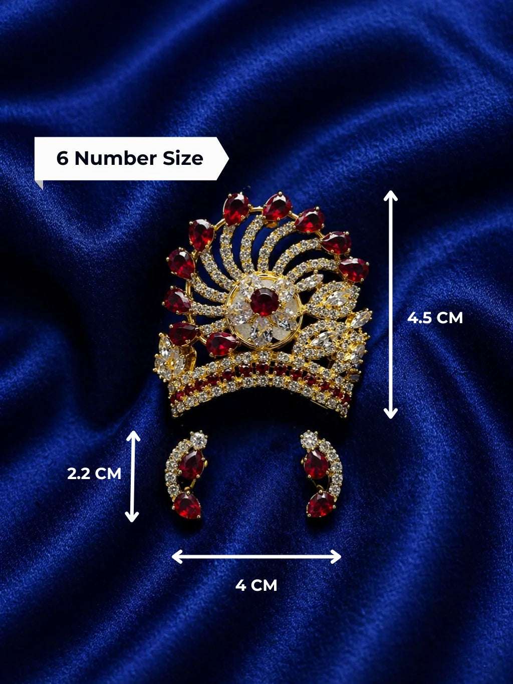 Divine Ratna Mukut for Deity
