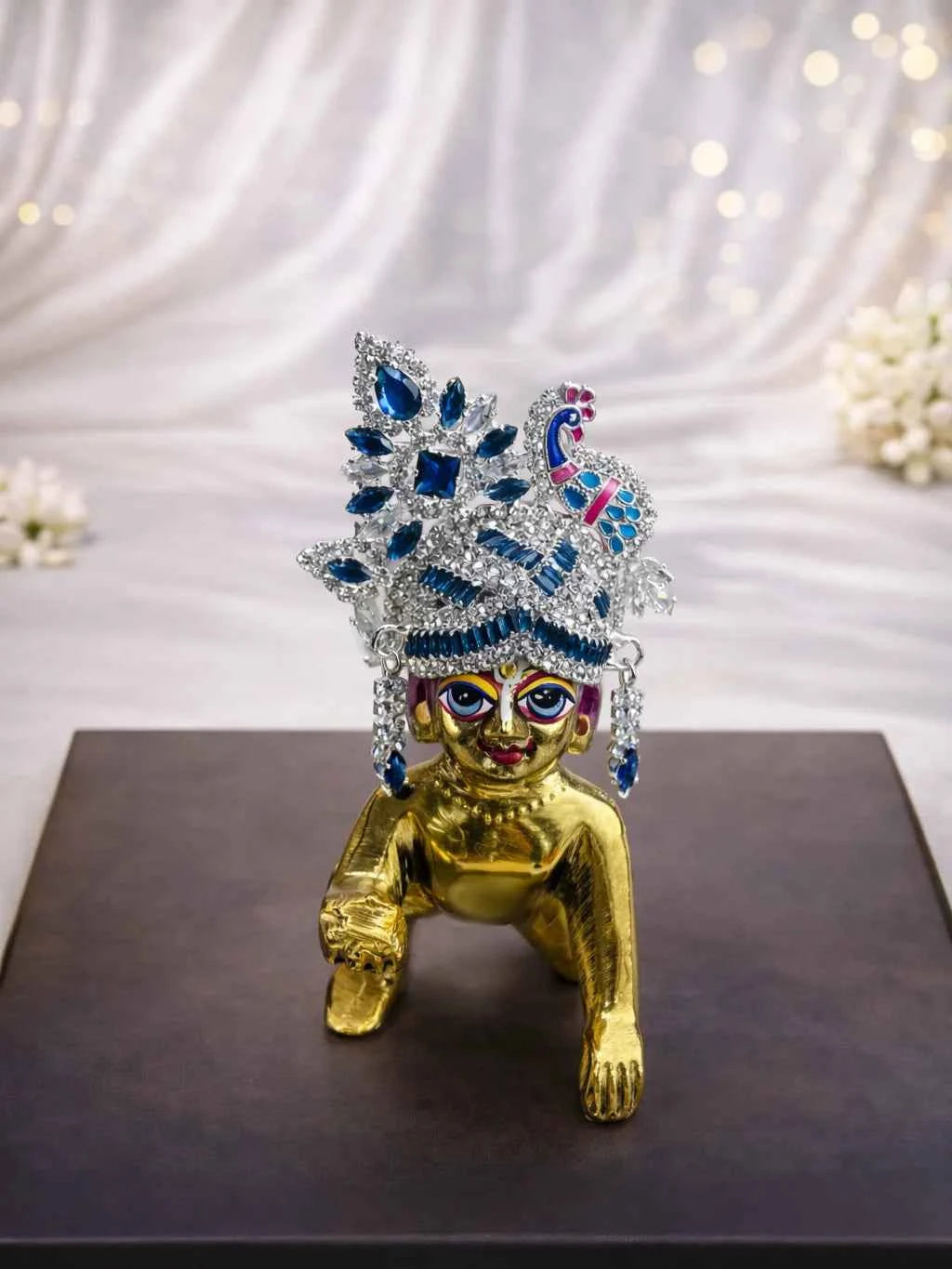 Divine Blue Mukut for God
