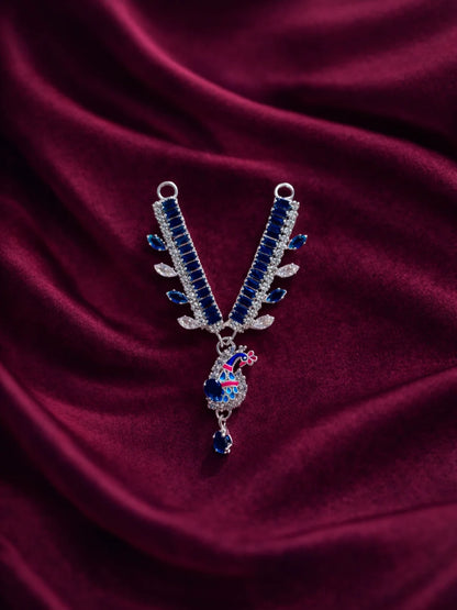 Divine blue jewellery set for God for royal shringar