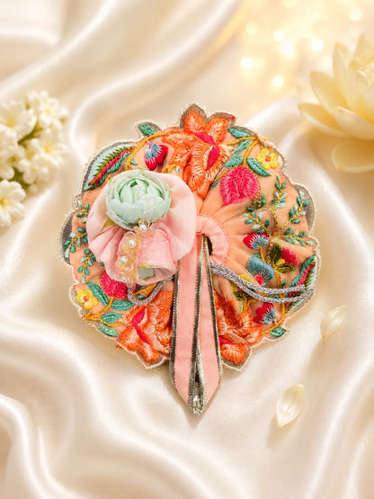 Double-Layered Floral Laddu Gopal Poshak