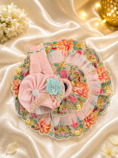 Double-Layered Floral Laddu Gopal Poshak