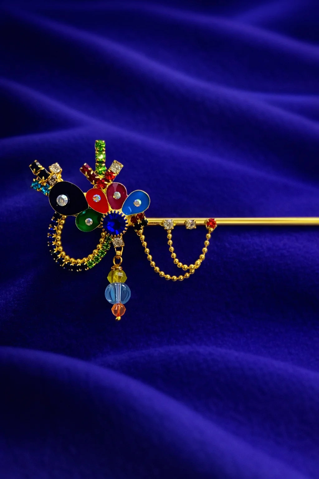 Laddu Gopal Flute- Multicolor Design