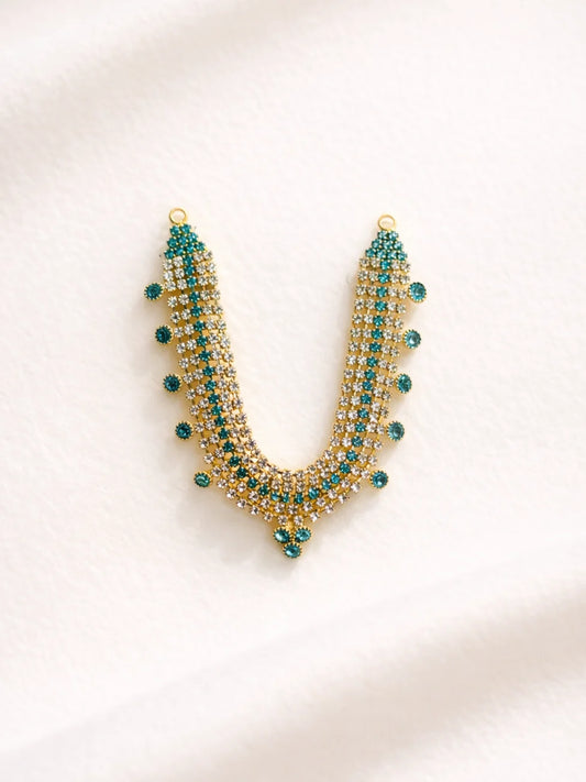 Elite blue Laddu Gopal jewellery for royal festive shringar