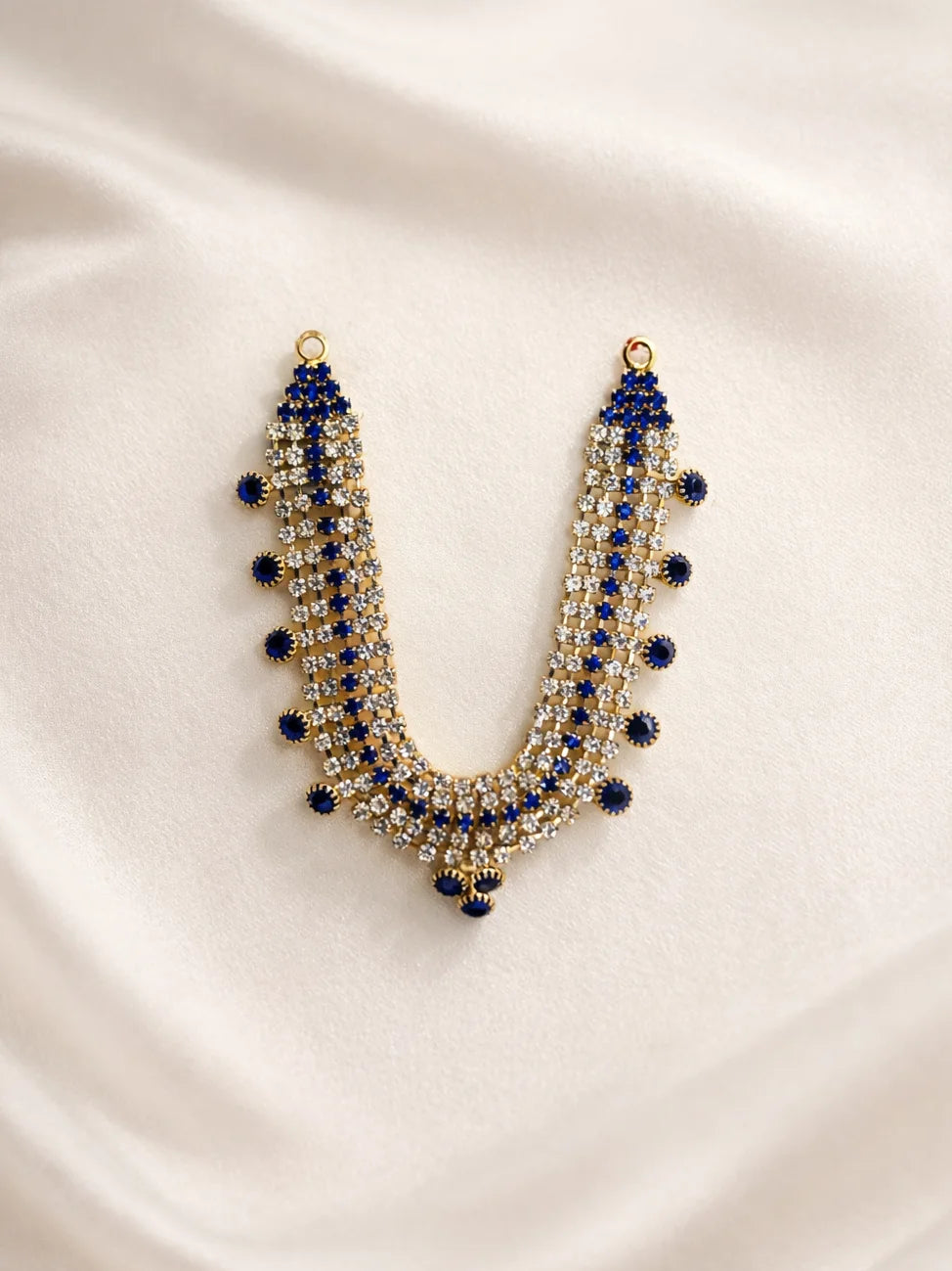 Elite royal blue Laddu Gopal jewellery for majestic festive shringar