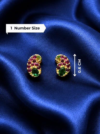 Floral AD  Earrings for Deity
