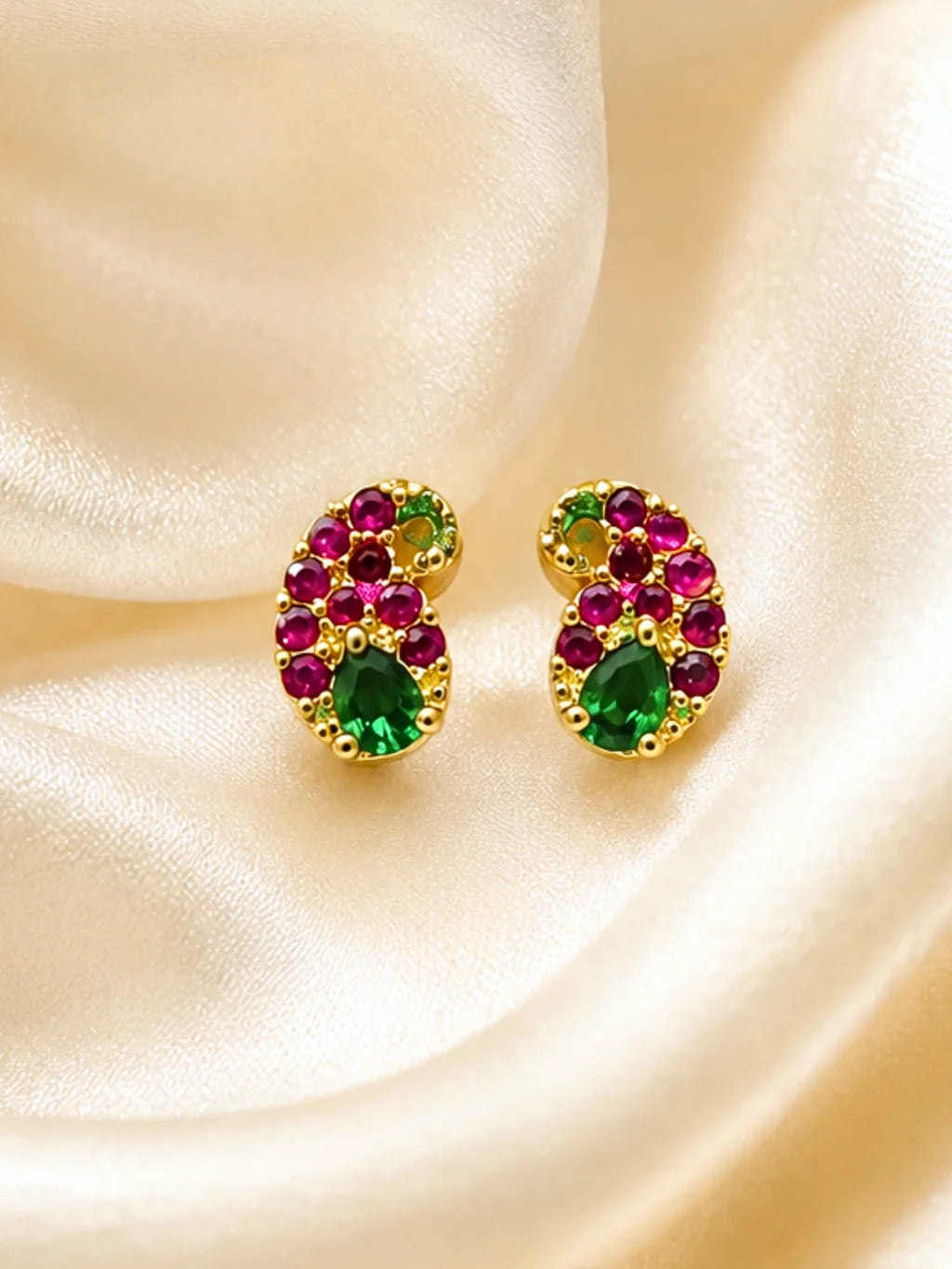 Floral AD  Earrings for Deity