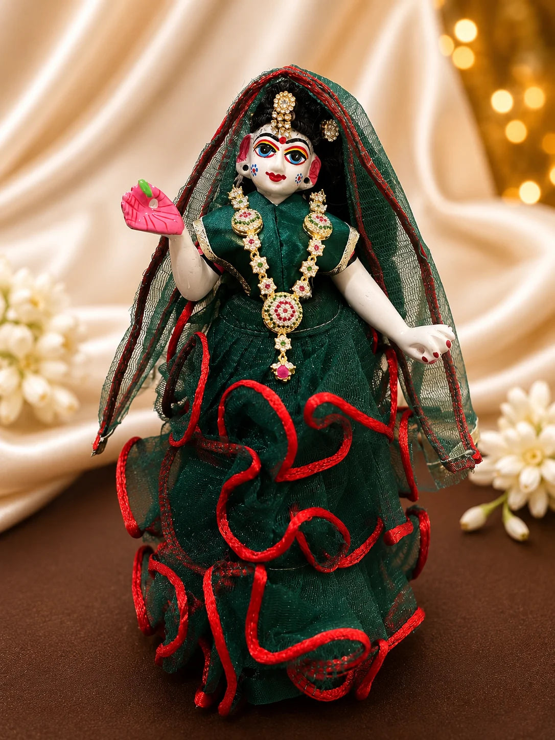 Floral AD Necklace for Deity