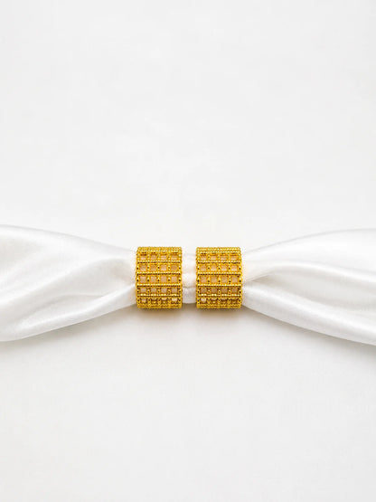 Gold-Plated Classic Bangles for Deity
