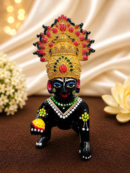 Gold-Plated Kalpavriksha Mukut for Deity