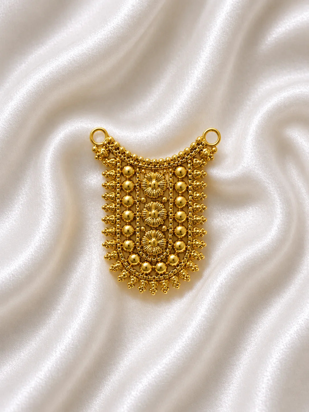 Gold-Plated Maharaj Jewellery for Deity