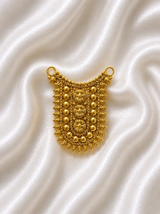 Gold-Plated Maharaj Jewellery for Deity
