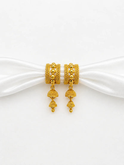 Gold-Plated Maharani Style Bangles for Deity