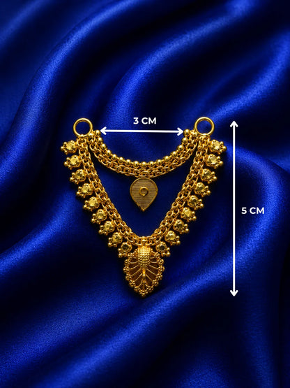 Gold-Plated Rajshri Style Haar for Deity