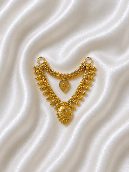 Gold-Plated Rajshri Style Haar for Deity