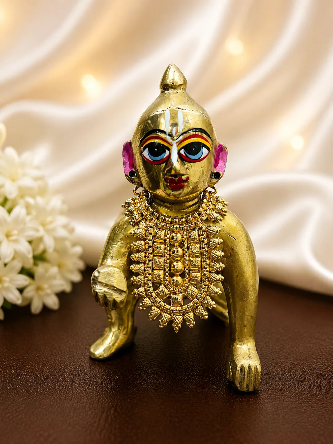 Gold-Plated Rajsi Jewellery for Deity