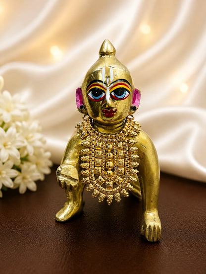 Gold-Plated Rajsi Jewellery for Deity