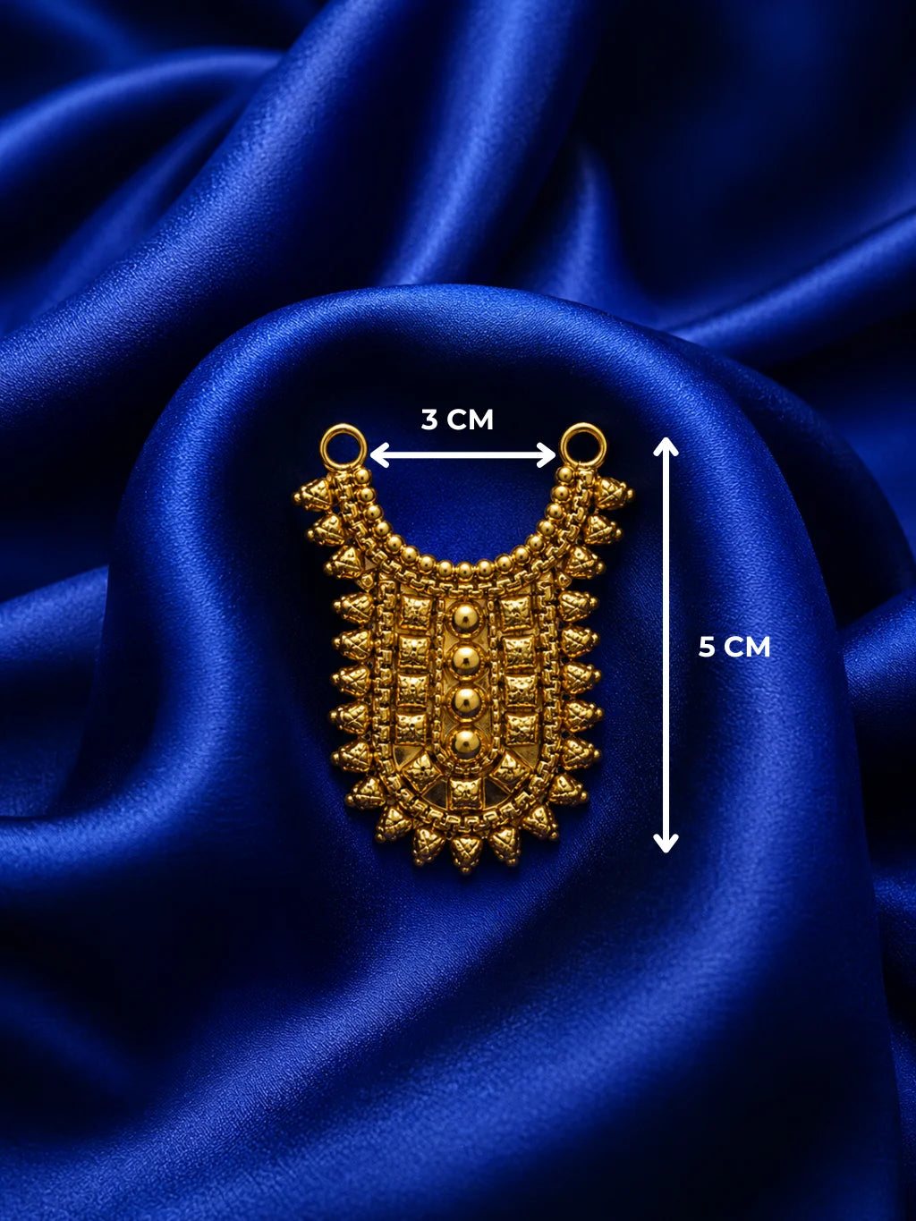 Gold-Plated Rajsi Jewellery for Deity