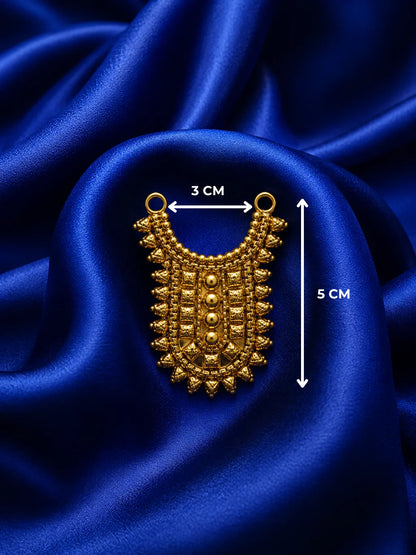 Gold-Plated Rajsi Jewellery for Deity
