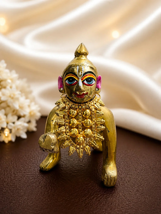 Gold-Plated Rajwadi Jewellery for Deity