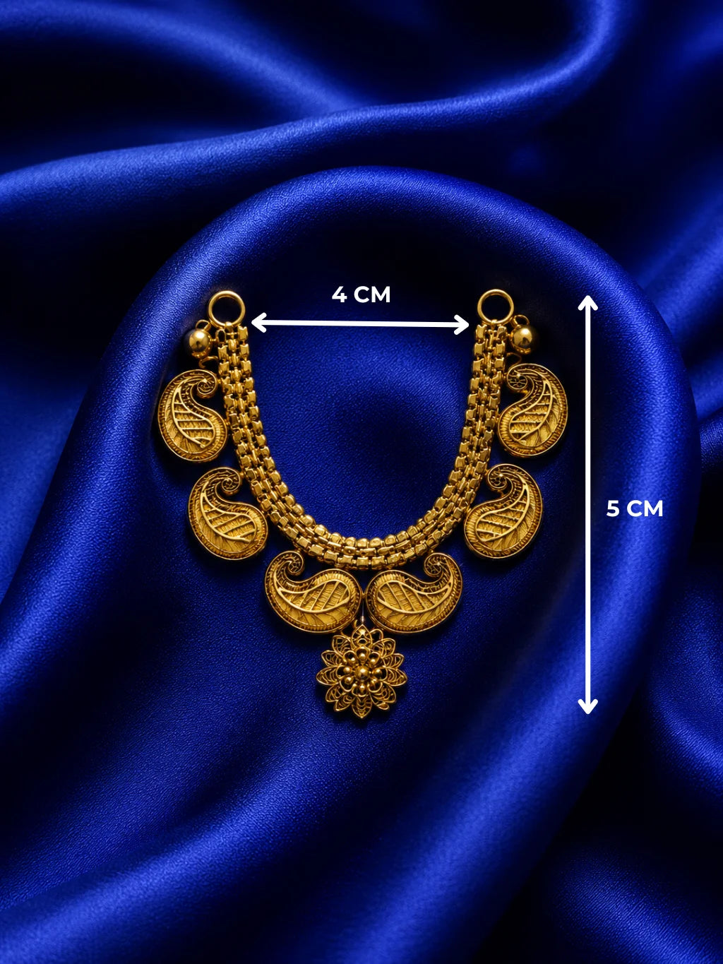 Gold-Plated Royal Haar for Deity