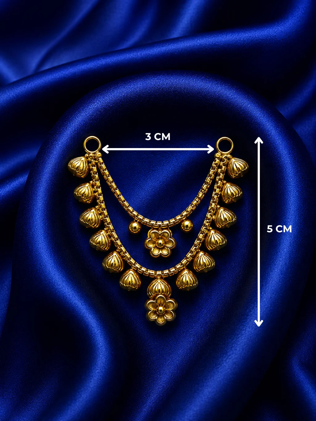 Gold-Plated Utsav Haar for Deity