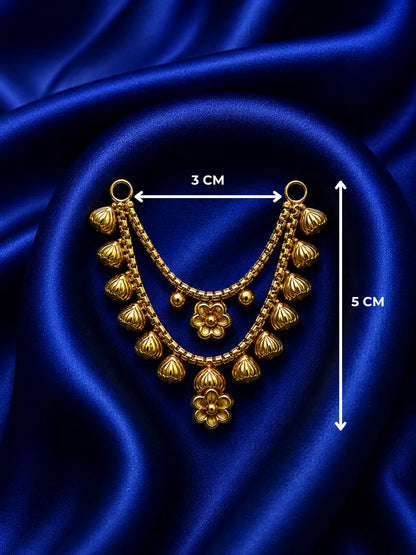 Gold-Plated Utsav Haar for Deity