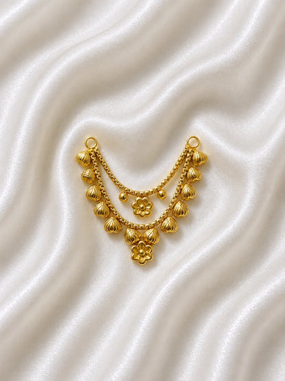 Gold-Plated Utsav Haar for Deity
