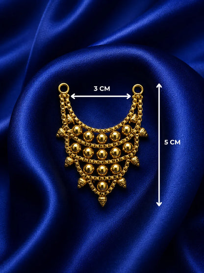 Gold-Plated Vaibhav Haar for Deity