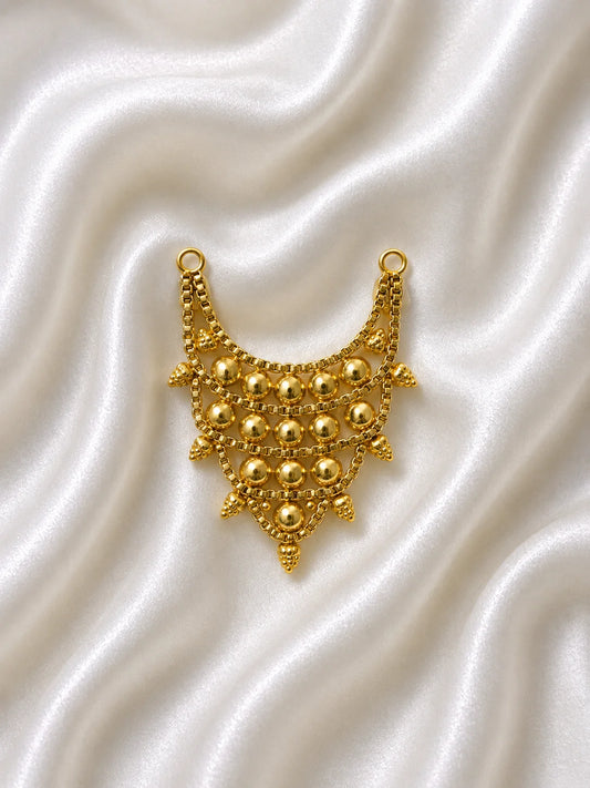 Gold-Plated Vaibhav Haar for Deity