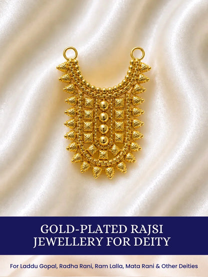Gold-Plated Rajsi Jewellery for Deity