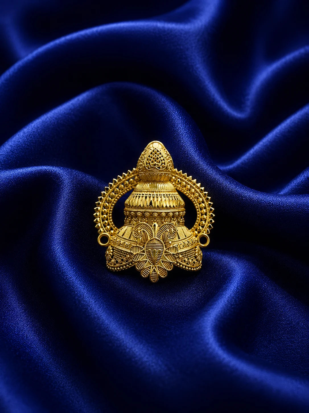 Gold-Plated Rajsi Mukut for Deity