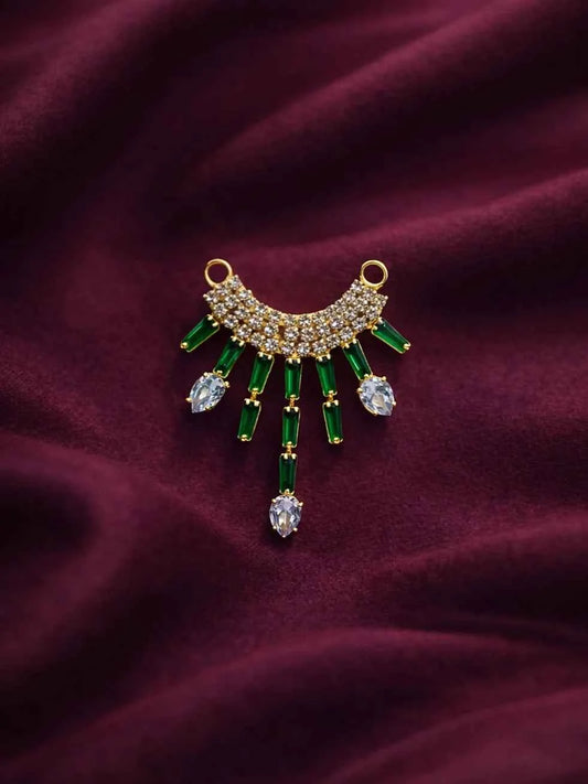 Green Stone Drops Jewellery