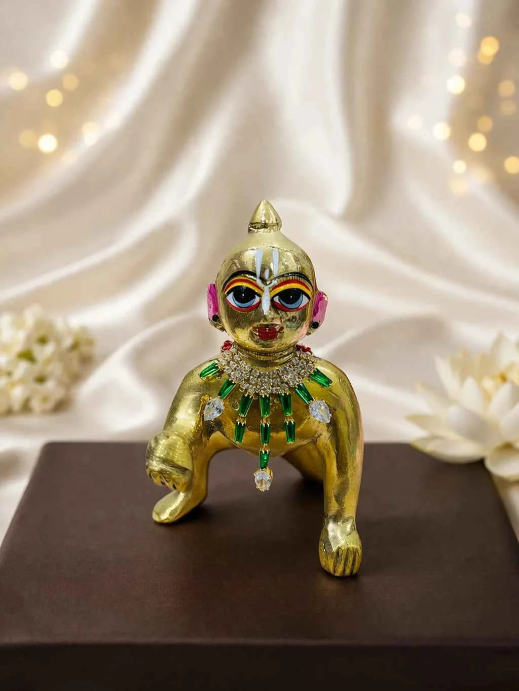 Green Stone Drops Jewellery