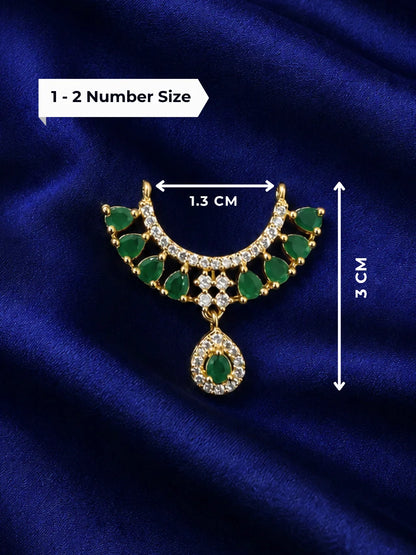 Gulnaar AD Choker for Laddu Gopal with sparkling American diamond stones and floral-inspired design