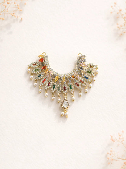 Handcrafted AD stone Laddu Gopal jewellery for royal festive shringar