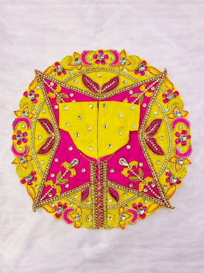 Handcrafted Laddu Gopal designer poshak for royal and divine shringar