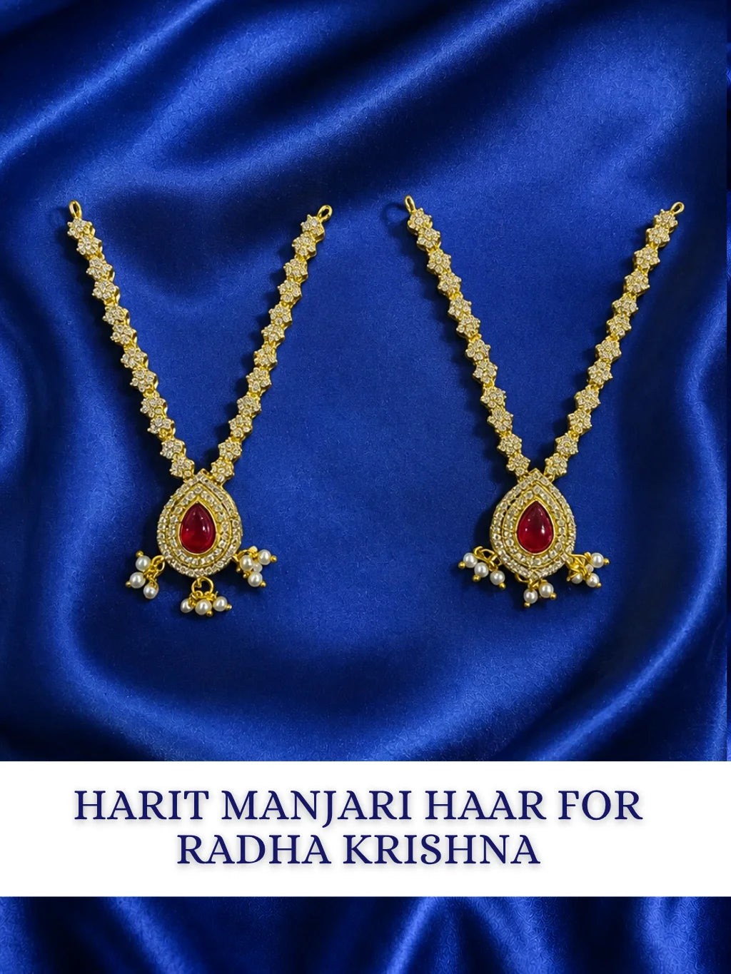 Harit Manjari Haar for Radha Krishna