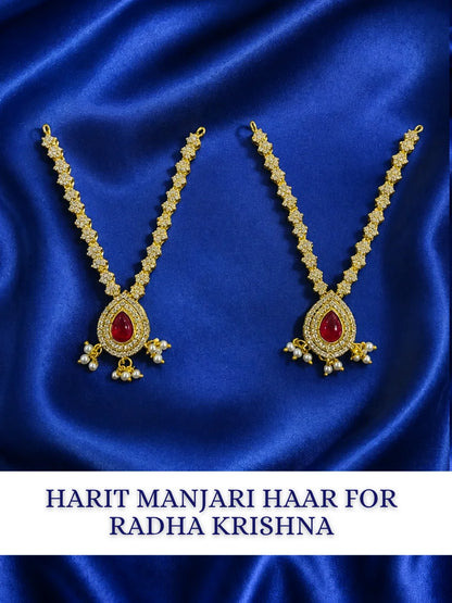 Harit Manjari Haar for Radha Krishna