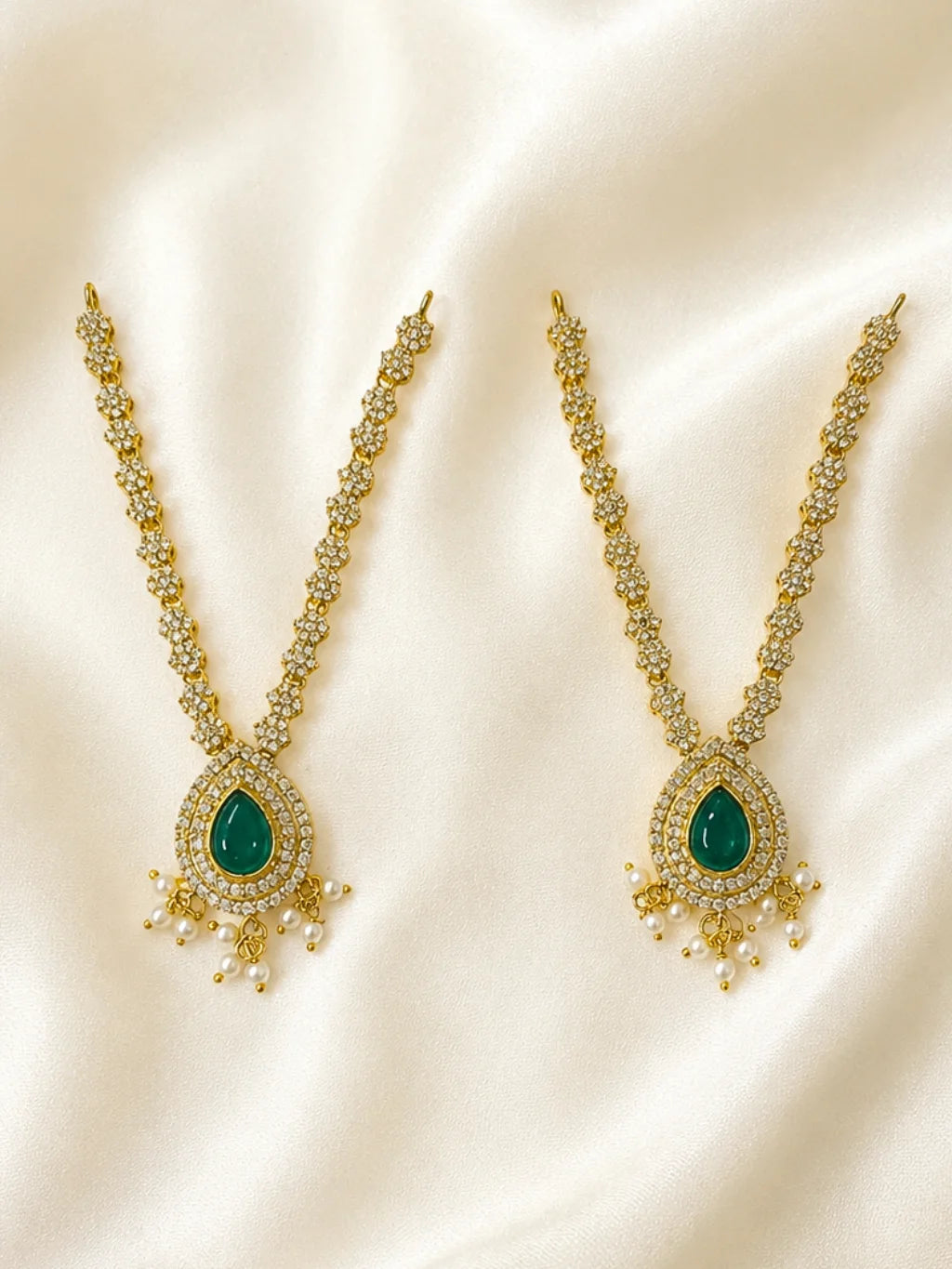 Harit Manjari Haar for Radha Krishna