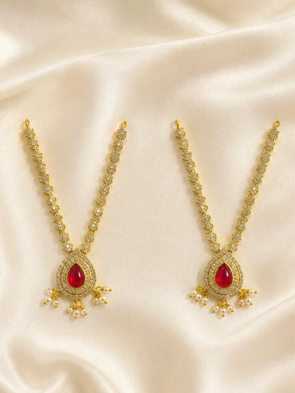 Harit Manjari Haar for Radha Krishna