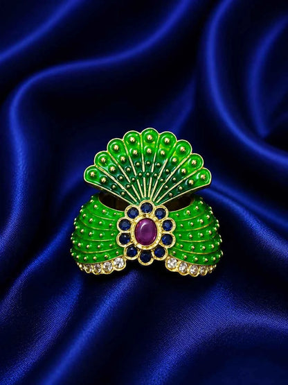 Jadau AD Mukut for Deity